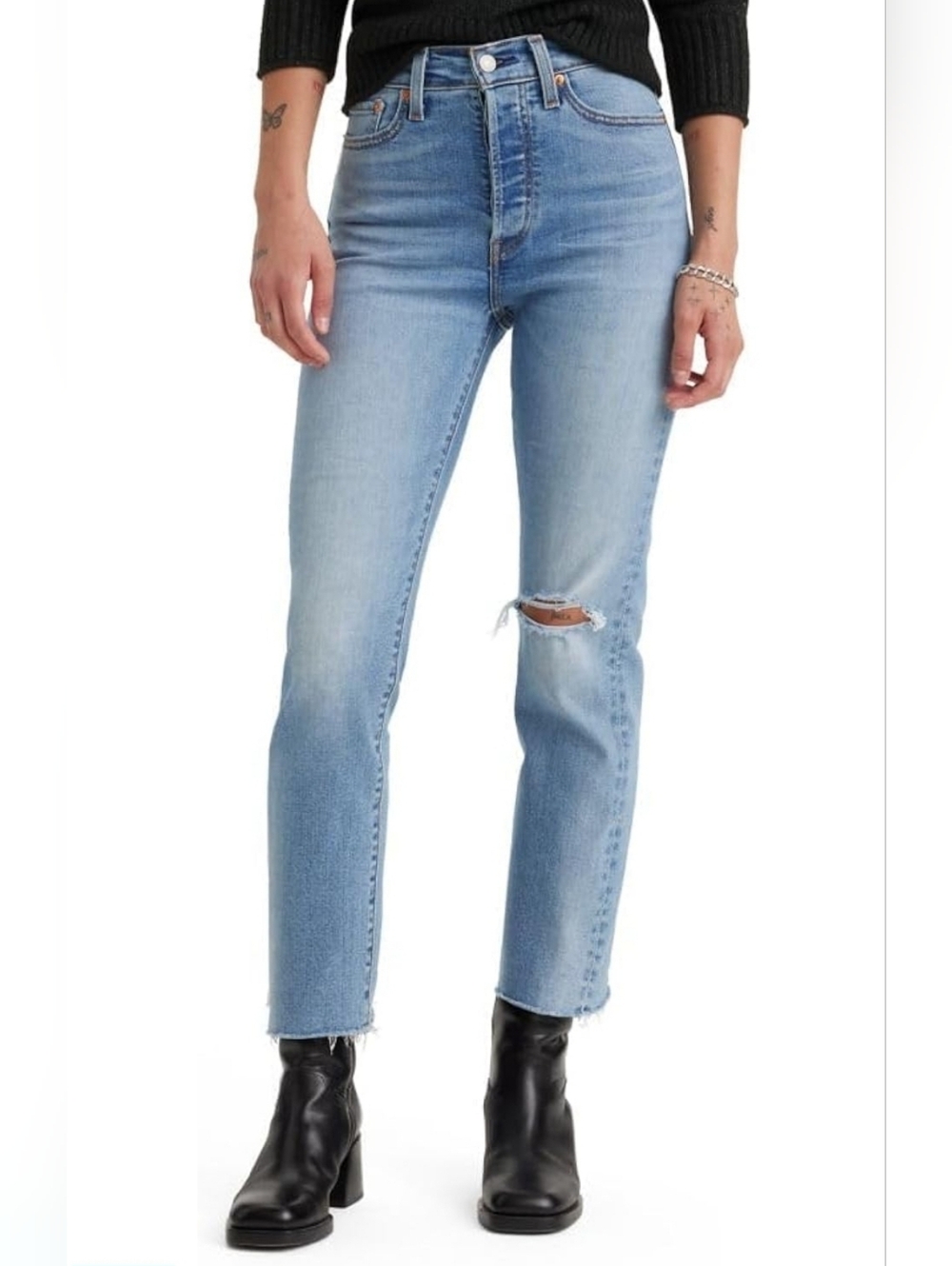 Levi's Light Blue Straight Leg Jeans
